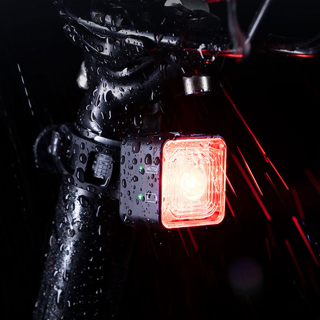 2-in-1 Alogy Bike Rear Front Light Smart Bicycle Flashlight Waterproof Front & Rear Light 120lm IP66