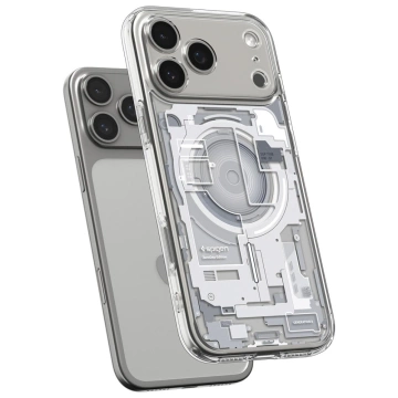 Etui Ochronne do iPhone 17 Pro Spigen Ultra Hybrid Mag MagSafe Zero One Biały
