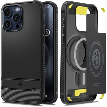 Etui Spigen Rugged Armor Mag Magsafe для Apple iPhone 15 Pro Max Matte Black