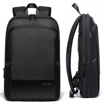 Bange Waterproof Backpack for Laptop 15.6" City Travel 43x31x7 cm for Work Airplane Men's Women's Black