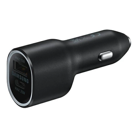Автомобільний зарядний пристрій для Samsung EP-L4020NBEGEU USB-C/USB-A 40W Fast Charging чорний