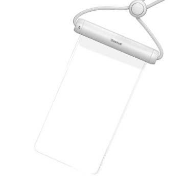 Універсальний водонепроникний чохол Baseus Cylinder для смартфонів (білий)