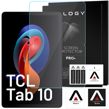 Skleněné pouzdro pro TCL TAB 10 Gen2 8496G 10,36" 10,4 Pouzdro na tablet Silikonové pouzdro Alogy Stojánek Černé Stylus Zdarma