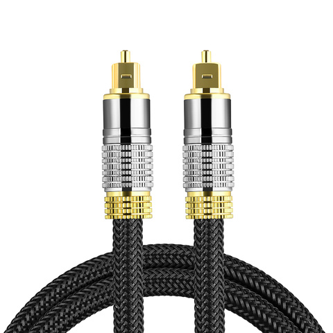 Optický digitální kabel Alogy 6,0mm Audio TV PC kabel 1m