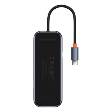 Концентратор 5w1 Baseus серії AcmeJoy USB-C до 2xUSB 3.0 USB 2.0 USB-C PD HDMI (szary)