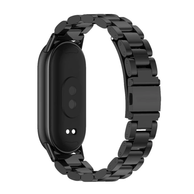Páska vyrobená z nehrdzavejúcej ocele pre Xiaomi Smart Band 8/8 NFC Black