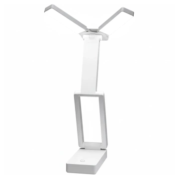 Lampa biurkowa LED 3600 mAh – regulacja natężenia i barwy światła, składana konstrukcja, zasilanie USB-C – Alogy LumiCharge Pro™ Biała