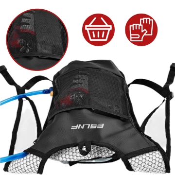 Fahrradrücklicht für das Heck des Fahrrads, LED-Beleuchtung, Rücklicht, rotes Aluminium, wasserdicht, IPX4, 50 lm, Alogy