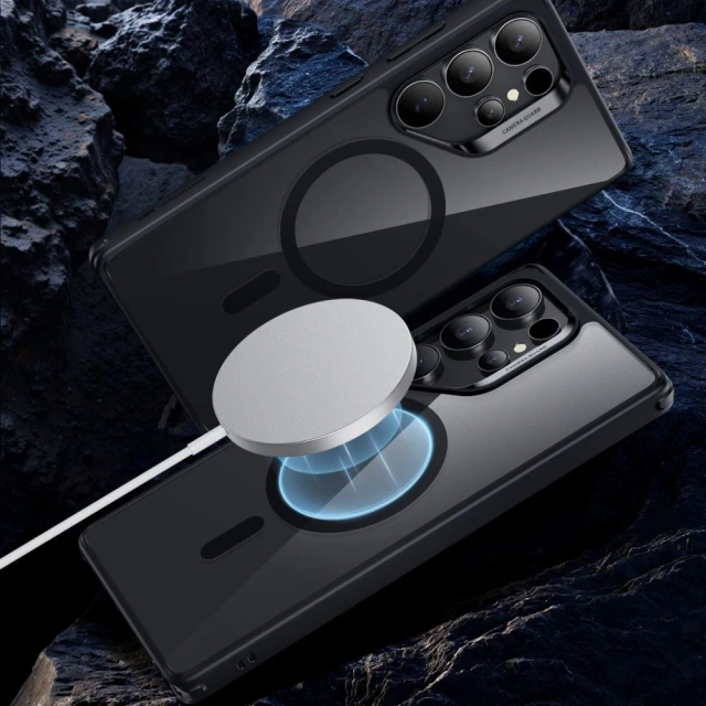 Kryt Samsung Galaxy S25 Ultra matný čierny ESR Classic Hybrid HaloLock MagSafe