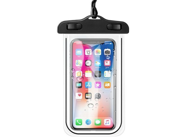 Vodotěsné pouzdro Alogy x2 univerzální vodotěsné IPX8 do 6,5" černé