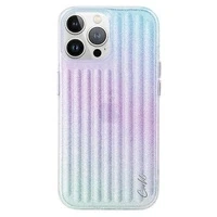 Etui do iPhone 15 Pro UNIQ Coehl Linear Różowo-Niebieskie Stardust