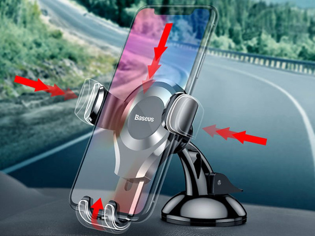 Gravitační držák do auta Baseus pro Osculum Type Black Cockpit