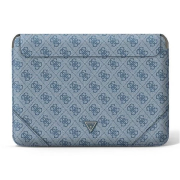 Guess Sleeve GUCS14P4TB 13/14" niebieski /modré logo 4G Uptown Triangle