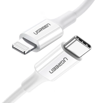 UGREEN cable MFi USB Type C - Lightning 3A 1.5 m white (US171)