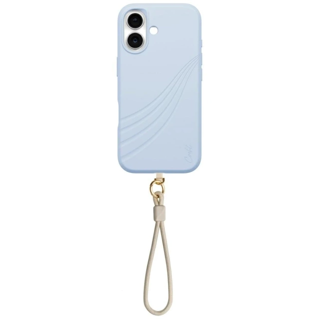 Etui UNIQ Coehl Serina do iPhone 17 Magnetic Charging Niebieski