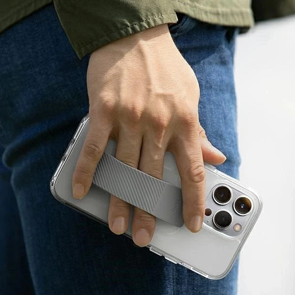 UNIQ Heldro Mount case for iPhone 14 Plus 6.7" transparent/lucent clear