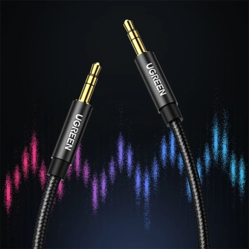 "Kabel UGREEN audio 2 x mini jack 3,5mm 2m czarny (50363 AV112)"