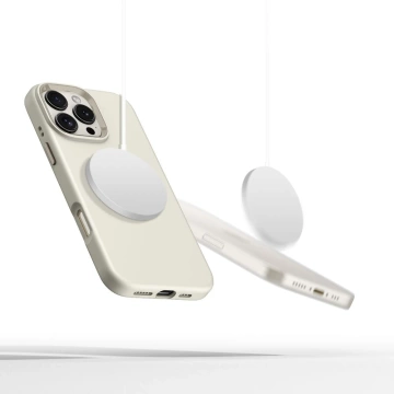 Чохол для iPhone 16 Pro Max Tech-Protect Silicone Pure MagSafe Latte