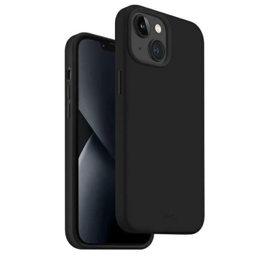 Etui UNIQ Lino do iPhone 14 Plus 6,7" czarny/midnight black