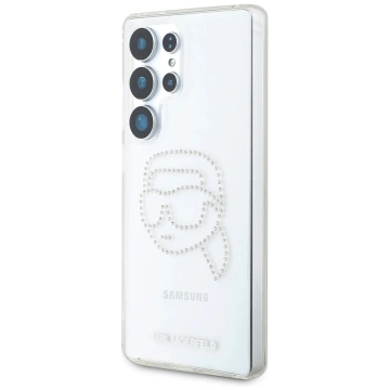 Чохол для Samsung Galaxy S25 Ultra із прозорим дизайном та стразами від Karl Lagerfeld