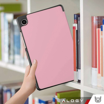 Case for Samsung Galaxy Tab A9 2023 8.7" X110 / X115 tablet case Alogy Book Cover Pink
