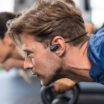 Hoco ES63 Wireless Bluetooth Headphones with Air Conduction - Black