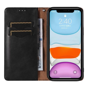 Magnet Strap Case Case pro iPhone 13 Mini Pouch Wallet Mini Lanyard Pendant Black