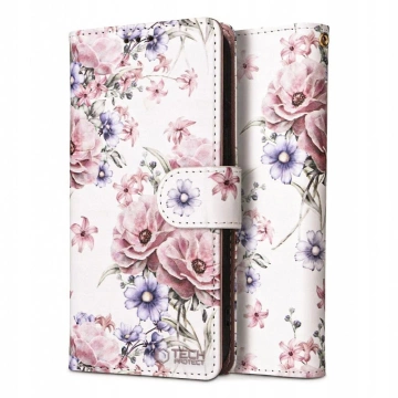 Etui Wallet do Redmi 14C / POCO C75 Tech-Protect Blossom Flower