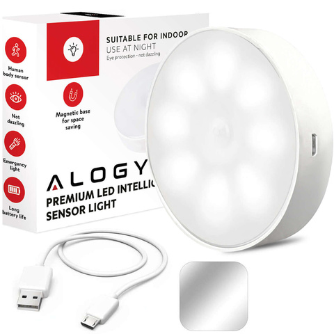 Lamp LED motion sensor dusk night lamp Alogy Sensor Light Wireless furniture lighting White light 6000k