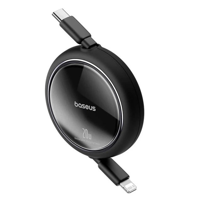 Кабель Baseus Free2Pull USB-C для iP 20 Вт 1 м, чорний