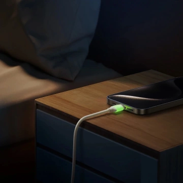 Кабель Joyroom S-A53 60 Вт USB-C - USB-C 1,2 м, флуоресцентний бежевий