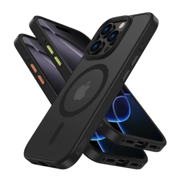 iPhone 16 Pro Max Tech-Protect MagMat MagSafe 3-Set Matte Black Case