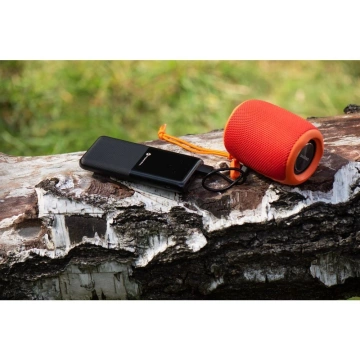 Powerbanka Forcell P10k1 10000mAh PD QC 3xUSB LED Slim černá