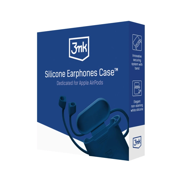 Etui 3mk Silicone AirPods Case Navy blue do Apple AirPods 3rd gen.