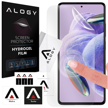 Hydrogelová fólie pro Xiaomi Redmi Note 8/ 8T/ 8 Pro/ 9/ 9S/ 10/ 10 Pro/ 11/ 11S/ 12/ 12 Pro ochranná fólie na displej telefonu Alogy Hydrogel Film