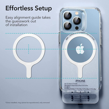 Magnetický krúžok ESR HaloLock MagSafe Universal 2-pack White