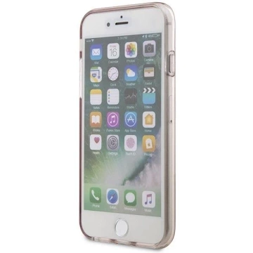 Puzdro na telefón Karl Lagerfeld pre iPhone 7/8/SE 2020/2022 ružové/ružové pevné puzdro Ikonik Choupette