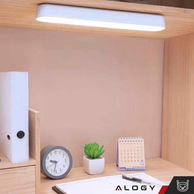 Ніжна лампа Alogy Sensor Lamp з датчиком руху, 26 см, магнітна настільна лампа, біла