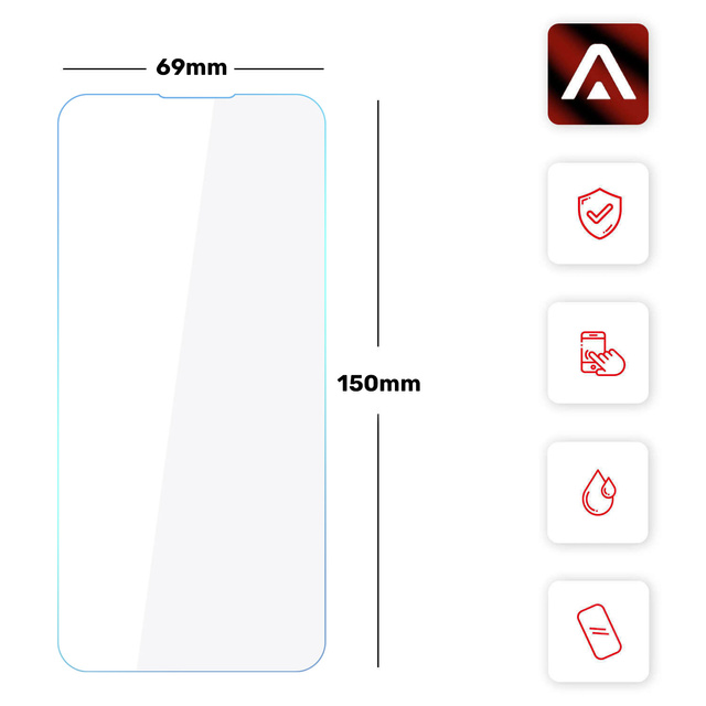 Tempered Glass for Samsung Galaxy S23 FE 2x Screen Protector 1x Camera Lens Lens Pro 9H Alogy Glass Set