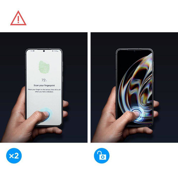 2x Tempered Glass Screen Protector Spigen Glas.Tr "EZ FIT" for Samsung Galaxy S23 Clear