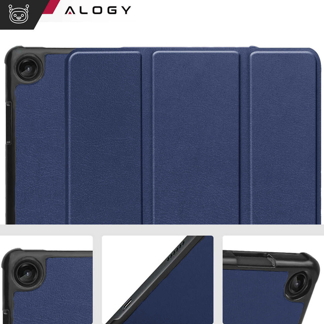 Чохол-книжка Etui Alogy для Lenovo M10 3gen. 10,1” 2022 TB-328FU TB-328XU Granatowe