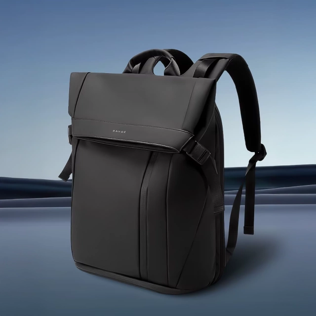 Bange Waterproof Backpack for Laptop 15.6" City Travel 45x30x16 cm for Work Airplane Men's Women's with USB Port Black