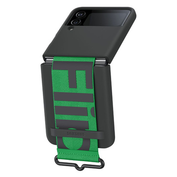 Оригінальний чохол Samsung Silicone Cover Strap для Samsung Galaxy Z Flip 4 Black