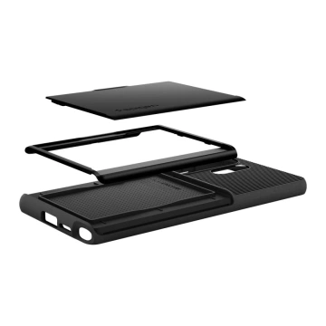 Pouzdro Spigen Slim Armor CS pro Samsung Galaxy S25 Ultra, černé