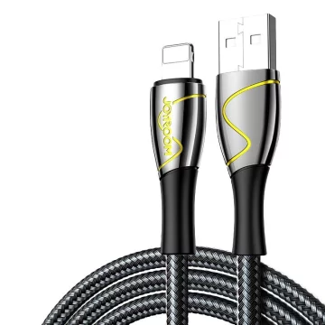 USB kabel řady Joyroom Mermaid - Lightning 2,4A 1,2m czarny (S-1230K6)