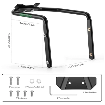 Rockbros 31210013001 Multifunctional Seat Bag Stabilizer Holder - Black