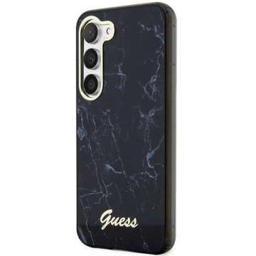 Etui Guess GUHCS23MPCUMAK do Samsung Galaxy S23  Plus S916 czarny/black hardcase Marble