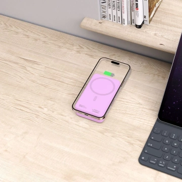 Зовнішній акумулятор Tech-Protect PB12 LifeMag 20000mAh MagSafe Lilac 15W