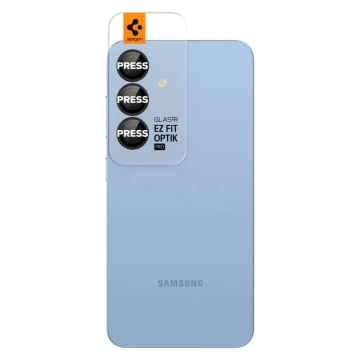 Захисне чохол для камери Samsung Galaxy S25 чорний Spigen Optik Pro Glas.TR "EZ Fit" 2 шт.