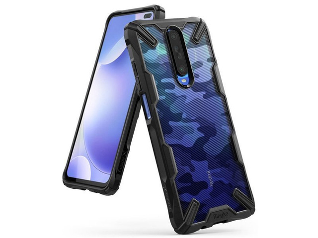 Pouzdro Ringke Fusion X pro sklo Xiaomi Redmi K30 / Poco X2 Camo Black Alogy
